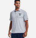 A_[A[}[ Y |Vc Men's UA Playoff Heather Collegiate Sideline Polo - University of Notre Dame