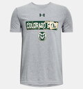 A_[A[}[ LbY TVc Boys' UA Performance Cotton Collegiate Short Sleeve - Colorado State University