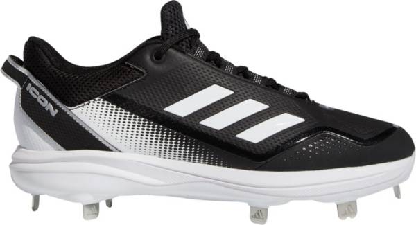 アディダス メンズ 野球 スパイク adidas Men's Icon 7 Metal Baseball Cleats - Black/White