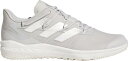 アディダス メンズ 野球 トレーニングシューズ adidas Men 039 s adizero Afterburner 8 Turf Baseball Shoes - Grey/Silver