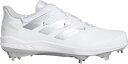 AfB_X Y 싅 XpCN adidas Men's adizero Afterburner 8 Metal Baseball Cleats - White/Silver