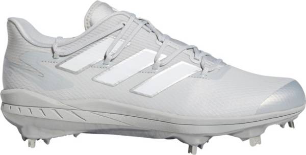 アディダス メンズ 野球 スパイク adidas Men's adizero Afterburner 8 Metal Baseball Cleats - Grey/White