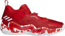 アディダス メンズ イシュー3 バッシュ adidas D.O.N Issue #3 Basketball Shoes - Red/White/Red(4)