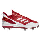 アディダス メンズ 野球 スパイク adidas Icon 7 Boost - White/Team Power Red/Solar Red(4)