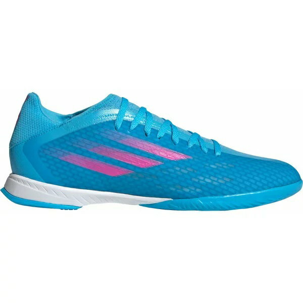 アディダス メンズ サッカー インドアシューズ adidas X Speedflow.3 IN - Sky Rush/Team Shock Pink/White