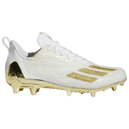 楽天trois　HOMMEアディダス メンズ アメフト スパイク adidas adiZero 12.0 - White/Gold/White