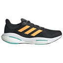 アディダス メンズ ランニングシューズ adidas Solar Glide 5 - Black/Orange/Mint