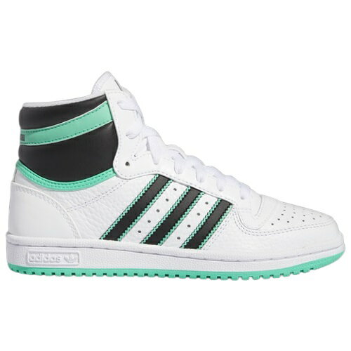 Men'S Shoes - アディダス キッズ スニーカー adidas Top 10 GS - White/Black/Hi-Res Green