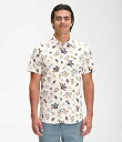 m[XtFCX Y JWAVc The North Face Menfs Short-Sleeve Baytrail Pattern Shirt - Gardenia White Cacti Print