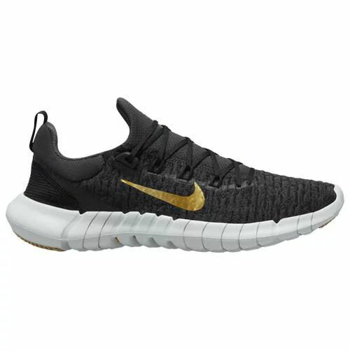 ナイキ レディース ランニングシューズ Nike Free Run 5.0 - Gray/Gold Coin/Black