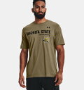 A_[A[}[ Y TVc Men's UA Performance Cotton Collegiate T-Shirt - Wichita State University