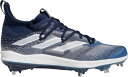 AfB_X Y 싅 XpCN adidas Men's adizero Afterburner 9 NWV Metal Baseball Cleats - Navy/White