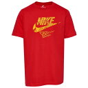 ナイキ キッズ Tシャツ 半袖 Nike Alter And Reveal T-Shirt - Red/Yellow