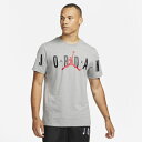 W[_ Y TVc  Jordan Stretch Short Sleeve Crew T-Shirt - Grey/Red