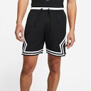 W[_ Y n[tpc oXp Jordan Dri-Fit Sport Diamond Shorts - Black/Black/White