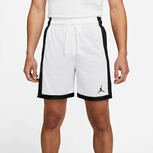 楽天trois　HOMMEジョーダン メンズ ハーフパンツ バスパン Jordan Dri-Fit Sport Mesh Shorts - White/Black/Black