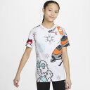 iCL LbY TVc  Nike NSW Boxy All Over Print HO21 T-Shirt - White/White