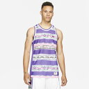 iCL Y W[W[ jtH[ Nike Stories Basketball Jersey - White/Purple