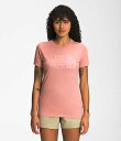 m[XtFCX fB[X TVc The North Face Womenfs Short-Sleeve Half Dome Tri-Blend Tee - Rose Dawn Heather