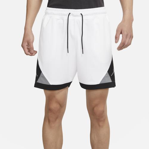 ジョーダン メンズ ハーフパンツ バスパン Jordan MJ Dry Air Diamond 7 Shorts - White/Black/Smoke Grey