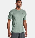 A_[A[}[ Y TVc Men's UA Training Vent 2.0 Short Sleeve - Opal Green/Black