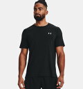 A_[A[}[ Y TVc Men's UA Iso-Chill Run Laser T-Shirt - Black/Reflective