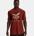 A_[A[}[ Y TVc Men's Project Rock Outworked Short Sleeve - Heritage Red/Stone