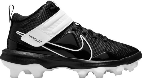 ナイキ キッズ トラウト7 野球 スパイク Nike Kids' Force Trout 7 Pro MCS Baseball Cleats - Black/White/Dynamic Turquoise