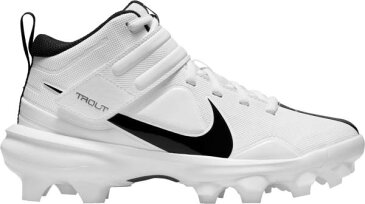 ナイキ キッズ トラウト7 野球 スパイク Nike Kids' Force Trout 7 Pro MCS Baseball Cleats - White/Black