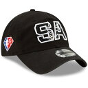 j[G Y Lbv Xp[Y San Antonio Spurs New Era 2021 NBA Draft 9TWENTY Adjustable Hat - Black