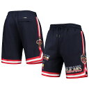 vX^_[h Y oXp n[tpc yJY Zion Williamson New Orleans Pelicans Pro Standard Team Logo Player Shorts - Navy
