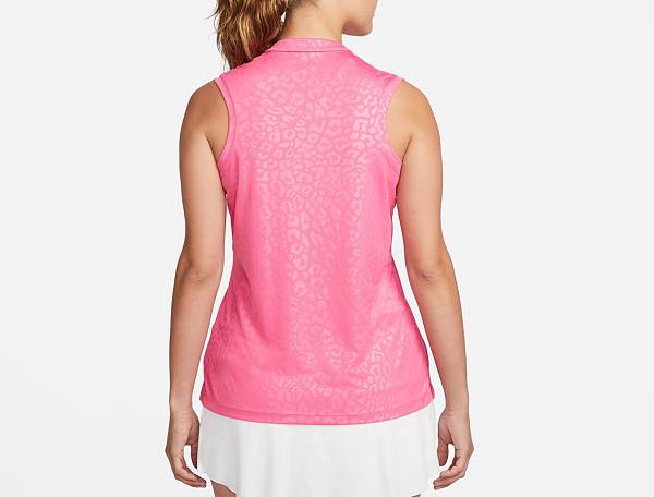 ナイキ レディース ポロシャツ ゴルフ Nike Women's Dri-FIT Victory Sleeveless Golf Polo - Pinksicle