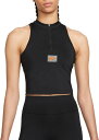 iCL fB[X ^Ngbv Nike Women's Sportswear 1/2 Zip Tank Top - Black