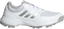 AfB_X fB[X StV[Y adidas Women's Tech Response 2.0 Golf Shoes - White/Silver