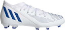 AfB_X LbY TbJ[ XpCN adidas Predator Edge.3 Kids' FG Soccer Cleats - White/Blue