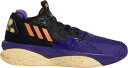 アディダス メンズ バッシュ adidas Dame 8 Basketball Shoes - Purple/Black