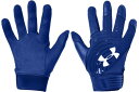 アンダーアーマー メンズ バッティンググローブ Under Armour Adult Harper Hustle Batting Gloves - Royal