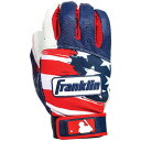 フランクリン キッズ バッティンググローブ Franklin Youth Pro Classic Batting Gloves - Red/White/Blue
