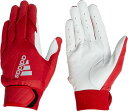 アディダス メンズ バッティンググローブ adidas Adult Trilogy Batting Gloves - Red