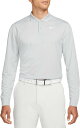 iCL Y |Vc  Nike Men's Dri FIT Victory Solid Long Sleeve Golf Polo - Lt Smoke Grey