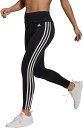 アディダス レディース トレーニングタイツ adidas Women 039 s Designed to Move High-Rise 3-Stripes 7/8 Sport Tights - Black/White