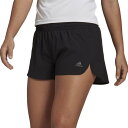 アディダス レディース ランニングショーツ adidas Women's Fast Running 3" Shorts - Black