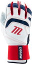 }b` Y obeBOO[u Marucci Adult Signature Full Wrap Batting Gloves - Red/White/Navy