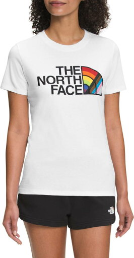 ノースフェイス レディース Tシャツ 半袖 The North Face Women's Slim-Fit Pride T-Shirt - Tnf White ノースフェイス レディース Tシャツ 半袖 The North Face Women's Slim-Fit Pride T-Shirt - Tnf White