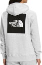 m[XtFCX fB[X p[J[ The North Face Women's Box NSE Pullover Hoodie - Tnflightgreyhthr/Tnfblack