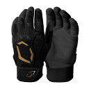 エボシールド メンズ バッティンググローブ Evoshield Adult PRO SRZ Batting Gloves - Black