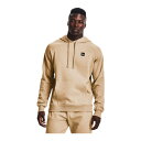 A_[A[}[ Y p[J[ Under Armour Rival Fleece LC Logo Hoodie - Brown/Brown