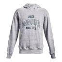 A_[A[}[ Y p[J[ Under Armour Originators Pullover Hoodie - Halo Gray Lt Heather/Blue Note