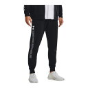 A_[A[}[ Y WK[pc Under Armour Rival FLC Graphic Joggers - Black/White