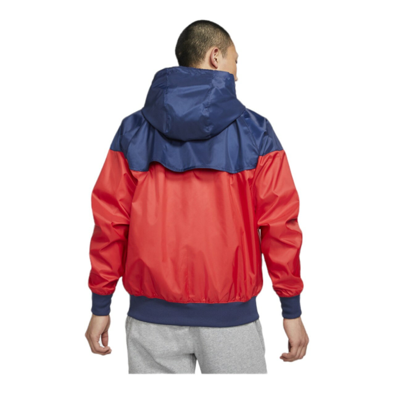 ナイキ メンズ ウィンドブレーカー Nike Woven Windrunner Hooded Jacket - University Red/Midnight Navy/White